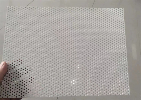 folha perfurada de alumínio AA1060 de 0.8mm, AA1100, AA3003 preto e branco