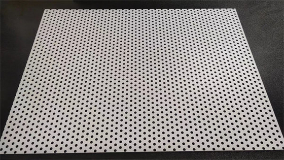 folha perfurada de alumínio AA1060 de 0.8mm, AA1100, AA3003 preto e branco