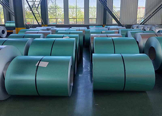 Bobina de aço AZ50 G550 do Galvalume revestido do Al-zn de ASTM A792 0.38mm completa duramente