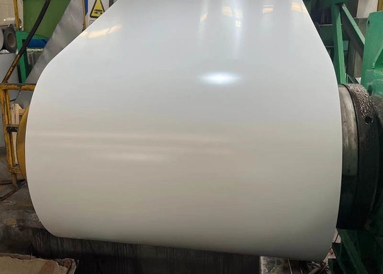 Bobina de aço galvanizada 0.45MM de PPGI com BRANCO traseiro do UNICÓRNIO da pintura do mícron 5-12